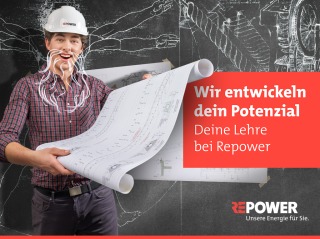 Repower gratuliert zur bestandenen Lehrabschlussprüfung